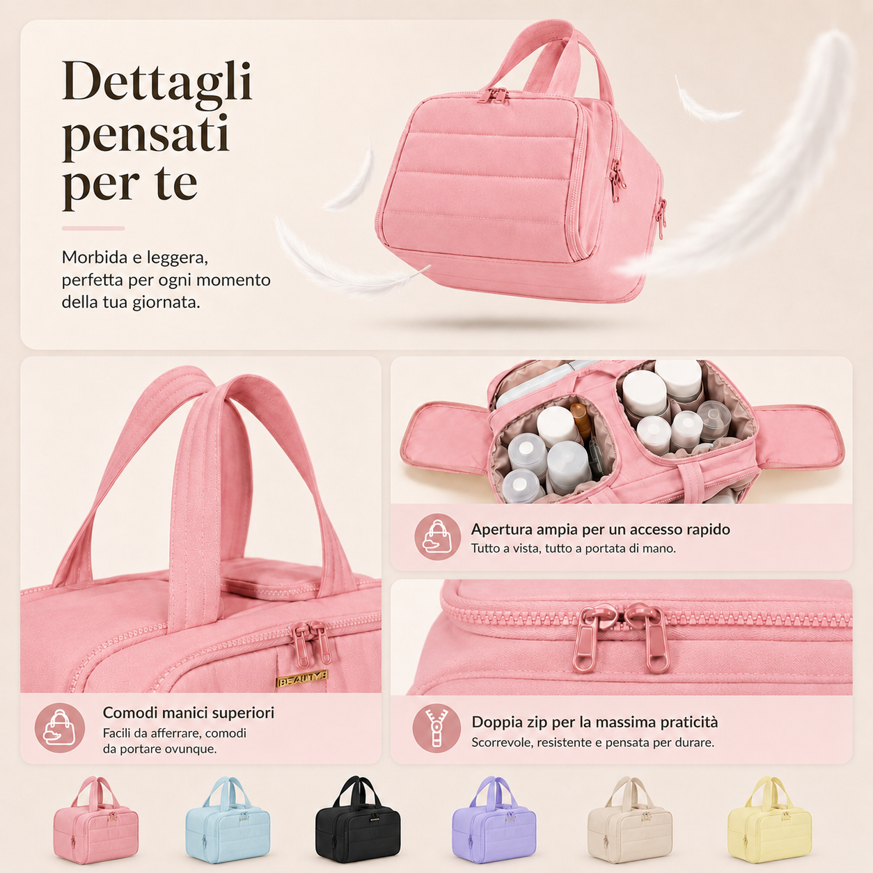 Beauty Case Organizer Impermeabile